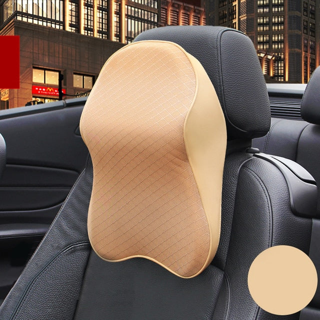 Kopfstütze Auto Kinder Weiche Memory Foam Einziehbare Nackenstütze Autositz  Seitliches Kopfstützenkissen für Kinder und Erwachsene 180 ° verstellbare